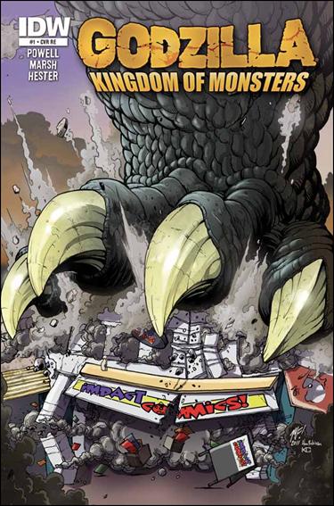 Godzilla: Kingdom of Monsters issue 1-NM Impact Comics! Cover 1/500