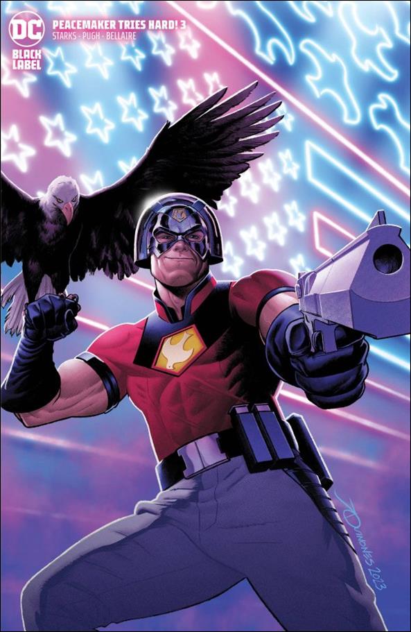 Peacemaker Tries Hard issue 3-B Joe Quinones Cover