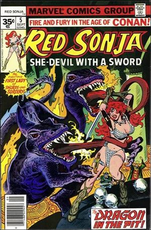 Red Sonja (1977) issue 5-B 35 Cent Price Cover