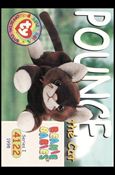 Beanie Babies Series 1 (Base Set) card 103 Pounce the Cat