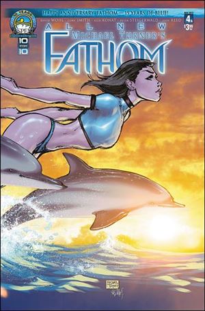 Michael Turner's Fathom (2013) issue 4 Michael Turner Wraparound Cover