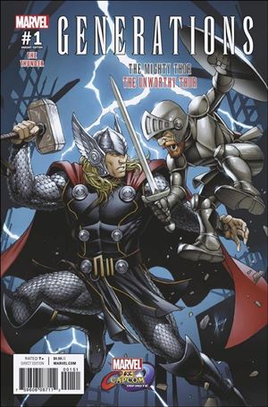 Generations: The Unworthy Thor & The Mighty Thor issue 1-C Dale Keown Marvel vs Capcom Cover