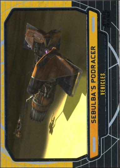 Star Wars Galactic Files (Base Set) card 244 Sebulba's Podracer Vehicles