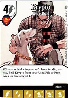 DC Comics Dice Masters World's Finest card 53 Krypto: Here Boy!