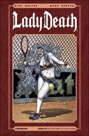 Lady Death (2010) issue 25-HF Sexy Sport Tennis Cover 1/350