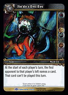 World of Warcraft: Through the Dark Portal (Base Set) card 264 Jin'do's Evil Eye