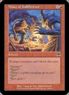 Magic the Gathering: Onslaught (Base Set) card 243 Wave of Indifference