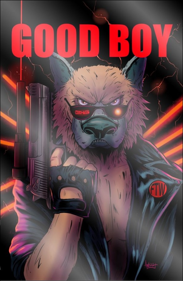 Good Boy issue 3-D Trey Antley Bombardier & Son Metal Cover 1/60