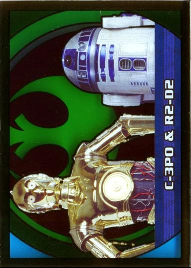 Star Wars Evolution Update Edition (Galaxy Crystal Subset) card G9 C-3PO & R2-D2