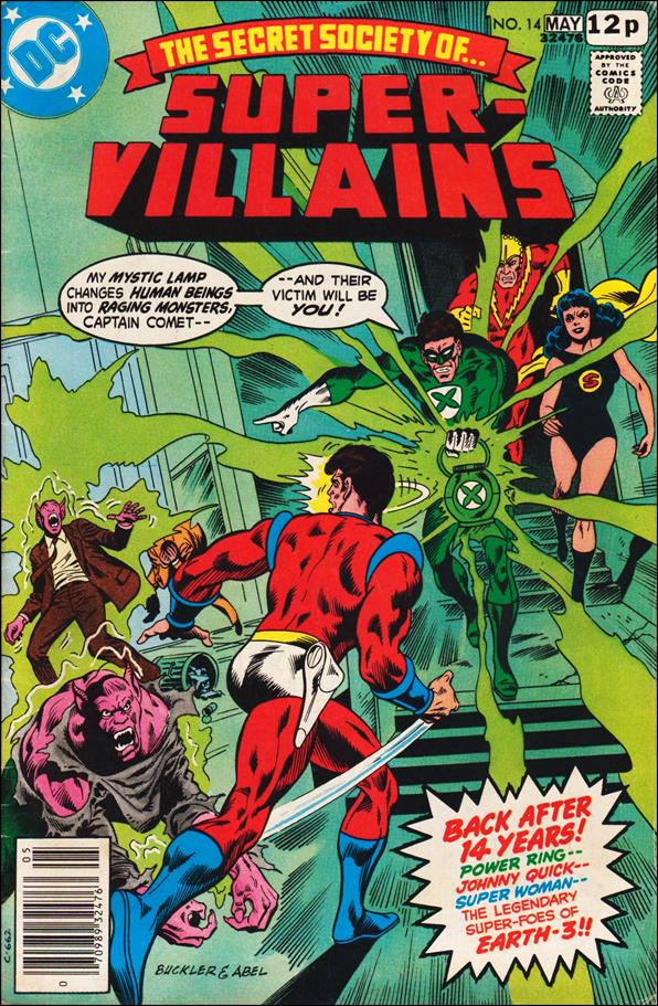 Secret Society of Super-Villains issue 14-B UK Price Cover