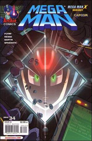 Mega Man issue 34-B Ben Bates Cover