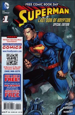 Superman: The Last Son of Krypton FCBD Special Edition issue 1-R Friendly Neighborhood Comics Cover