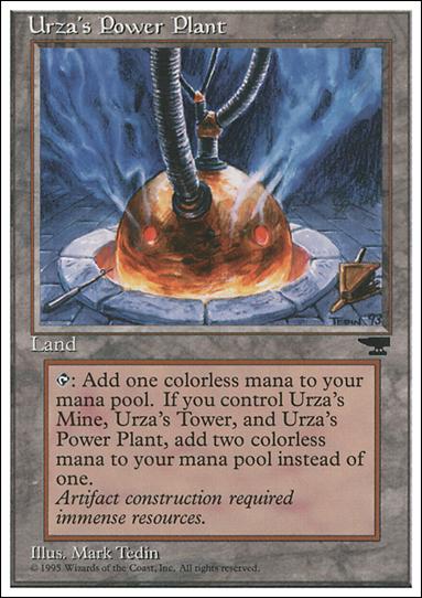 Magic the Gathering: Chronicles (Base Set) card 115-D Urza's Power Plant