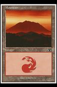 Magic the Gathering: 6th Edition (Base Set) card 343 Mountain