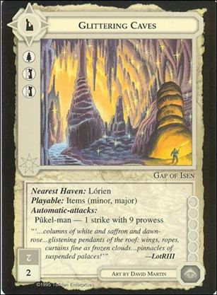 Middle-Earth: The Wizards (Base Set) card 186 Glittering Caves