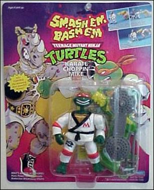 Teenage Mutant Ninja Turtles: Smash 'em Bash 'em figure 1 Karate Choppin' Mike