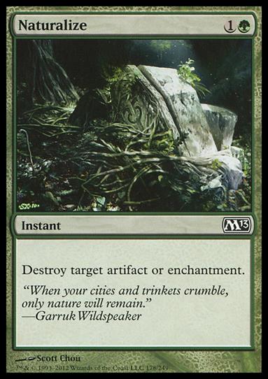 Magic the Gathering: 2013 Core Set (Base Set) card 178 Naturalize