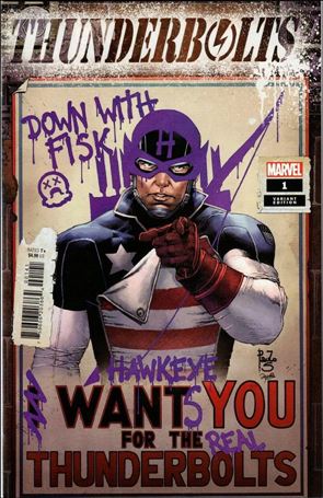 Thunderbolts (2022) issue 1-E Paulo Siqueira 1:25 Homage Cover