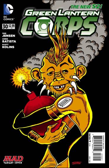 Green Lantern Corps (2011) issue 30-B Ward Sutton 1:25 MAD Cover