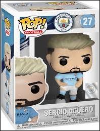 Pop! Football (Soccer) figure 27 Sergio Aguero