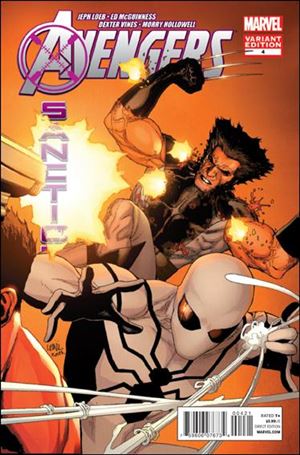 Avengers: X-Sanction issue 4-B Leinil Francis Yu 1:25 Connecting Cover