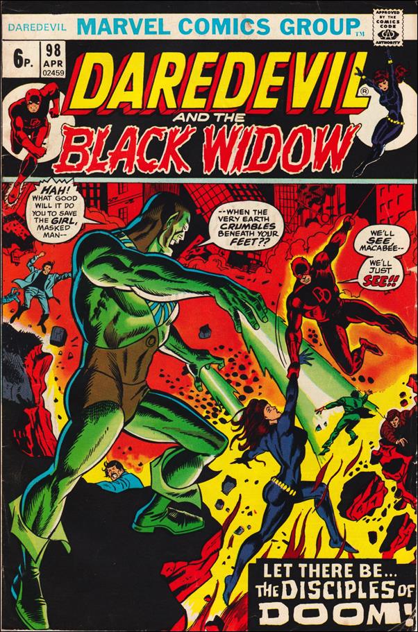 Daredevil (1964) issue 98-B UK Price Cover