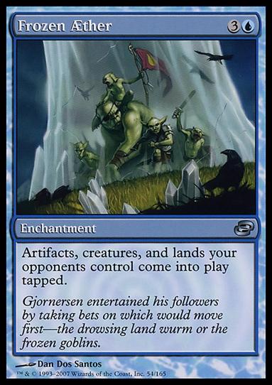 Magic the Gathering: Planar Chaos (Base Set) card 54 Frozen Æther