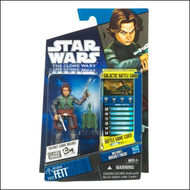 Star Wars: The Clone Wars Collection 3 3/4" Figures (2010) figure CW32 Boba Fett