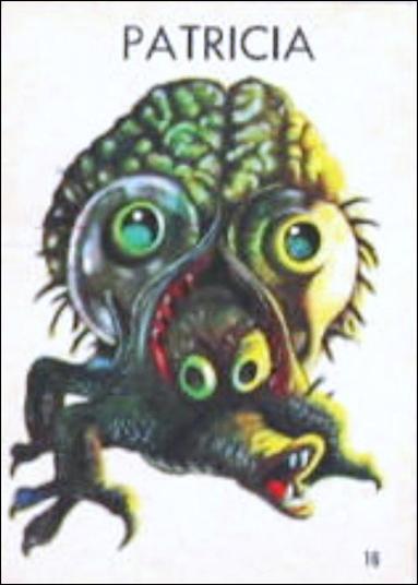 Ugly Stickers (1965) (Base Set) card 16-C Patricia
