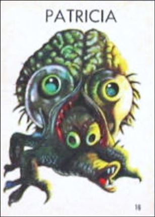 Ugly Stickers (1965) (Base Set) card 16-C Patricia