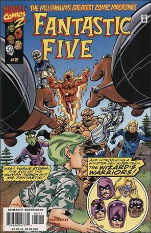 Fantastic Five (1999) issue 2 Paul Ryan Cover