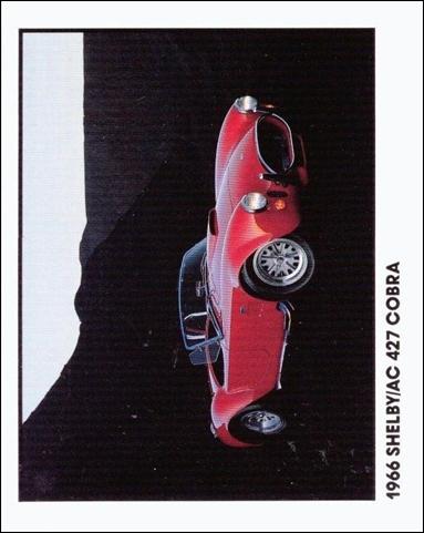 Sports Cars (1989)  (Base Set) card 3 1966 Shelby / AC 427 Cobra
