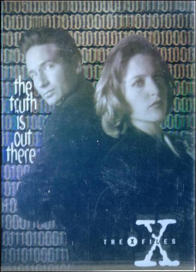 X-Files: Season Three (3D Hologram Subset) card X2 Agents Mulder and Scully