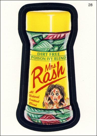 Wacky Packages All-New: Series 2 (Base Set)  card 28 Mrs. Rash