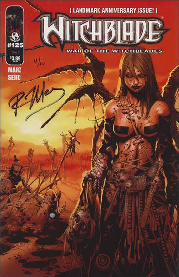 Witchblade (1995) issue 125-I DF C. Bachalo 1:10 Cover (Signed by Ron Marz) 1/10