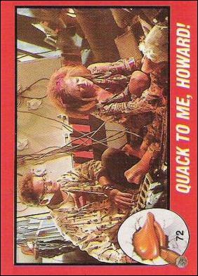 Howard the Duck (Movie) (Base Set) card 72 Quack to Me, Howard!