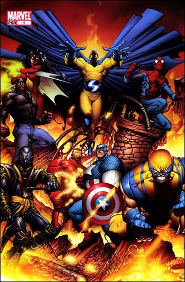 New Avengers (2005) issue 1-C Joe Quesada Cover