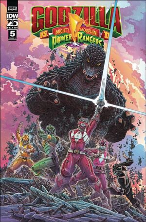 Godzilla vs the Mighty Morphin Power Rangers II issue 5-C James Stokoe 1:10 Cover