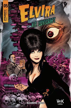 Elvira Meets H.P. Lovecraft issue 5-C Robert Hack Cover