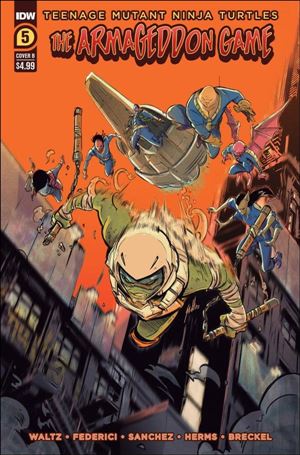 Teenage Mutant Ninja Turtles: The Armageddon Game (9/2022) issue 5-B Santtos Cover