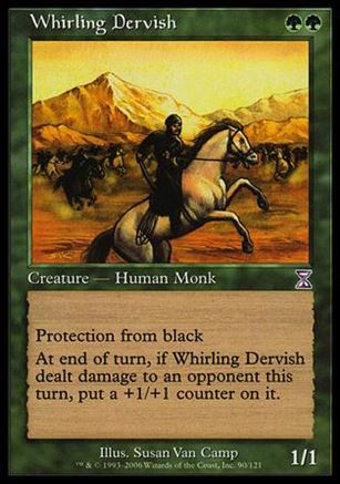 Magic the Gathering: Time Spiral (Timeshifted Subset) card 90 Whirling Dervish