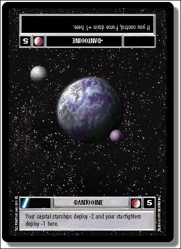 Star Wars: Premiere Limited (Base Set) card 298 Dantooine