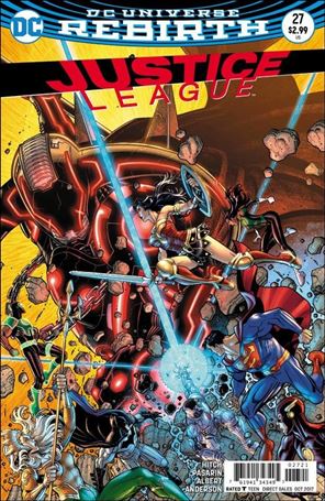 Justice League (2016) issue 27-B Nick Bradshaw Cover