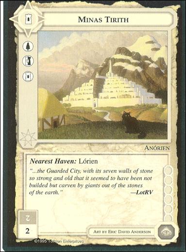 Middle-Earth: The Wizards (Base Set) card 284 Minas Tirith