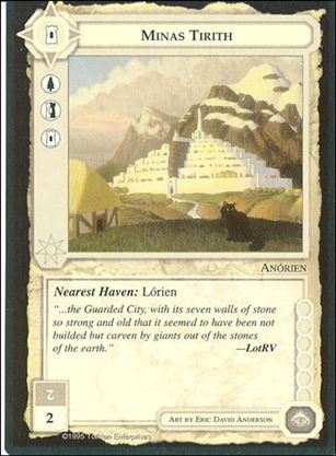 Middle-Earth: The Wizards (Base Set) card 284 Minas Tirith