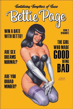 Bettie Page (2020) issue 2-C Joseph Michael Linsner Cover