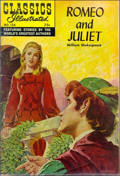 Classic Comics/Classics Illustrated issue 134-F HRN 166 - New Cover Art / Cardstock Cover