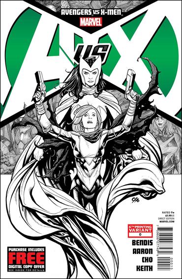Avengers vs X-Men issue 0-H Frank Cho "Sketch" Cover (6th Printing)