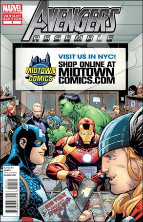 Avengers Assemble (2012) issue 1-SE Midtown Comics Comic Shop Cover