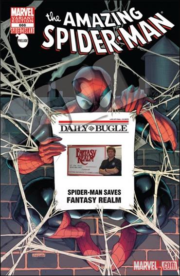 Amazing Spider-Man (1963) issue 666-NW Fantasy Realm Daily Bugle Cover
